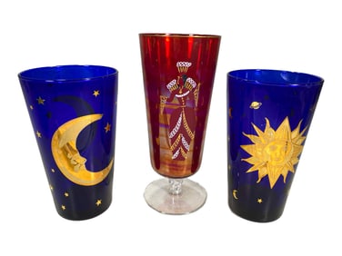 2 Culver, USA Celestial Stars & Other Glasses