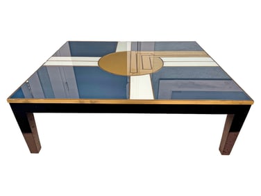 Mid Century Large Lacquer Coffee Table