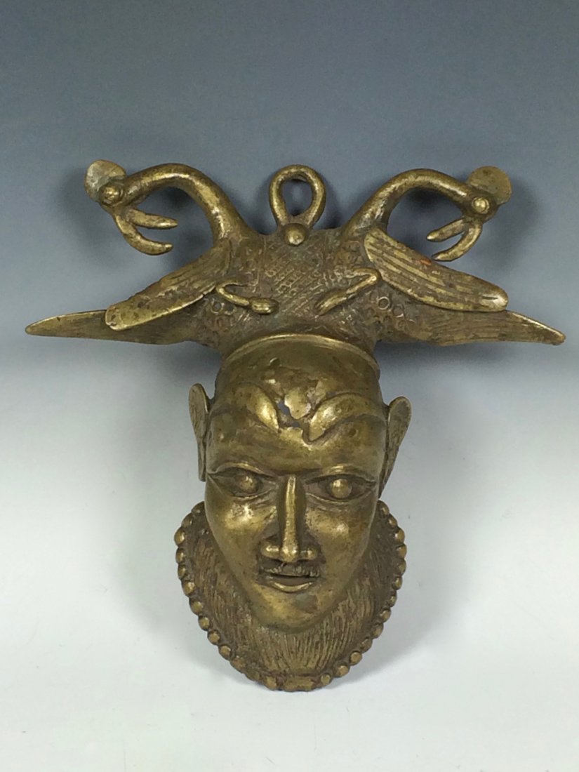Bronze Bamileke Mask (1 of 5)