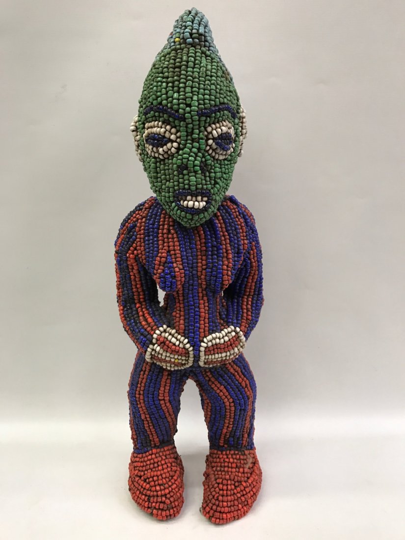 Bamileke Beaded Statue (1 of 5)