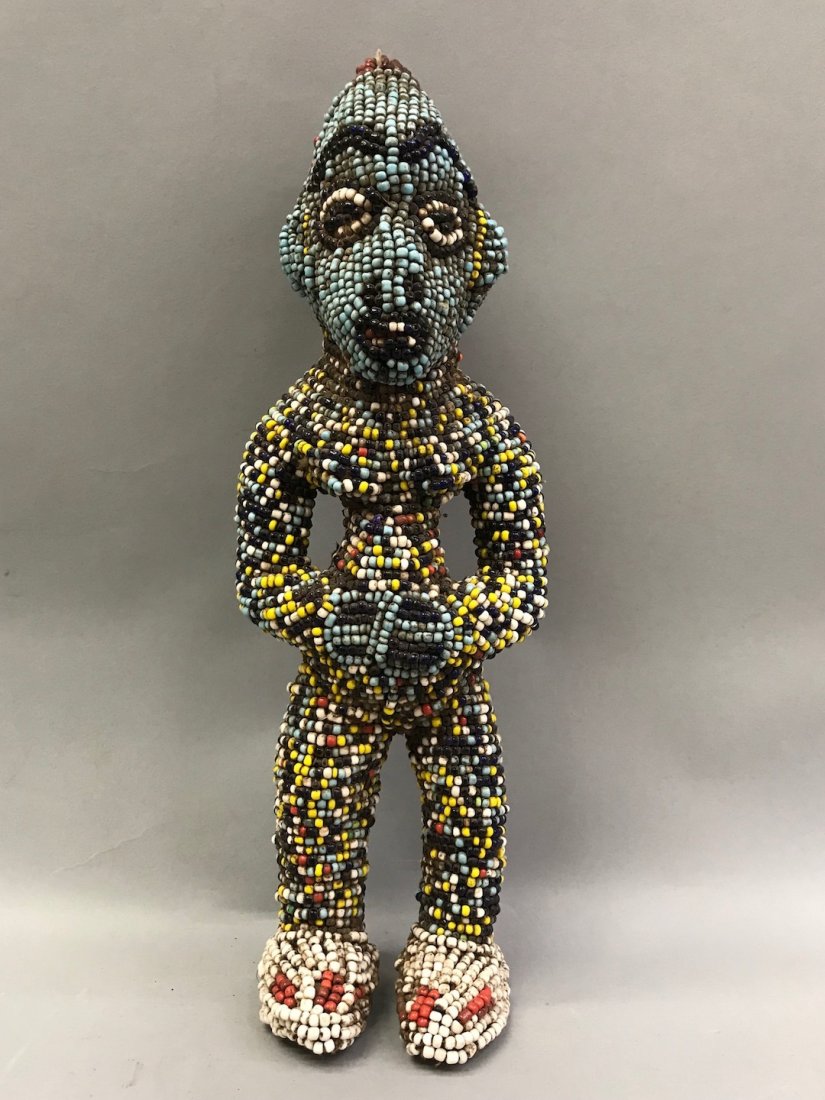 Bamileke Beaded Statue (1 of 6)