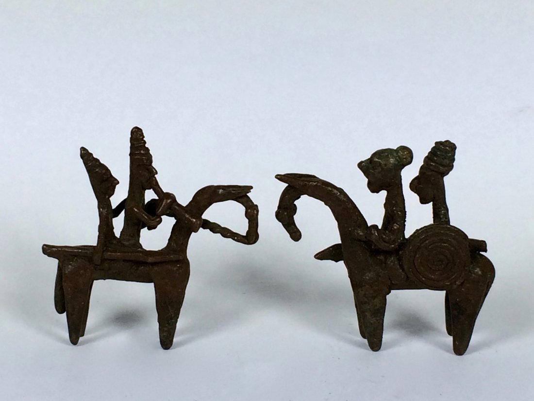 Pair of Bronze Horseman (1 of 4)