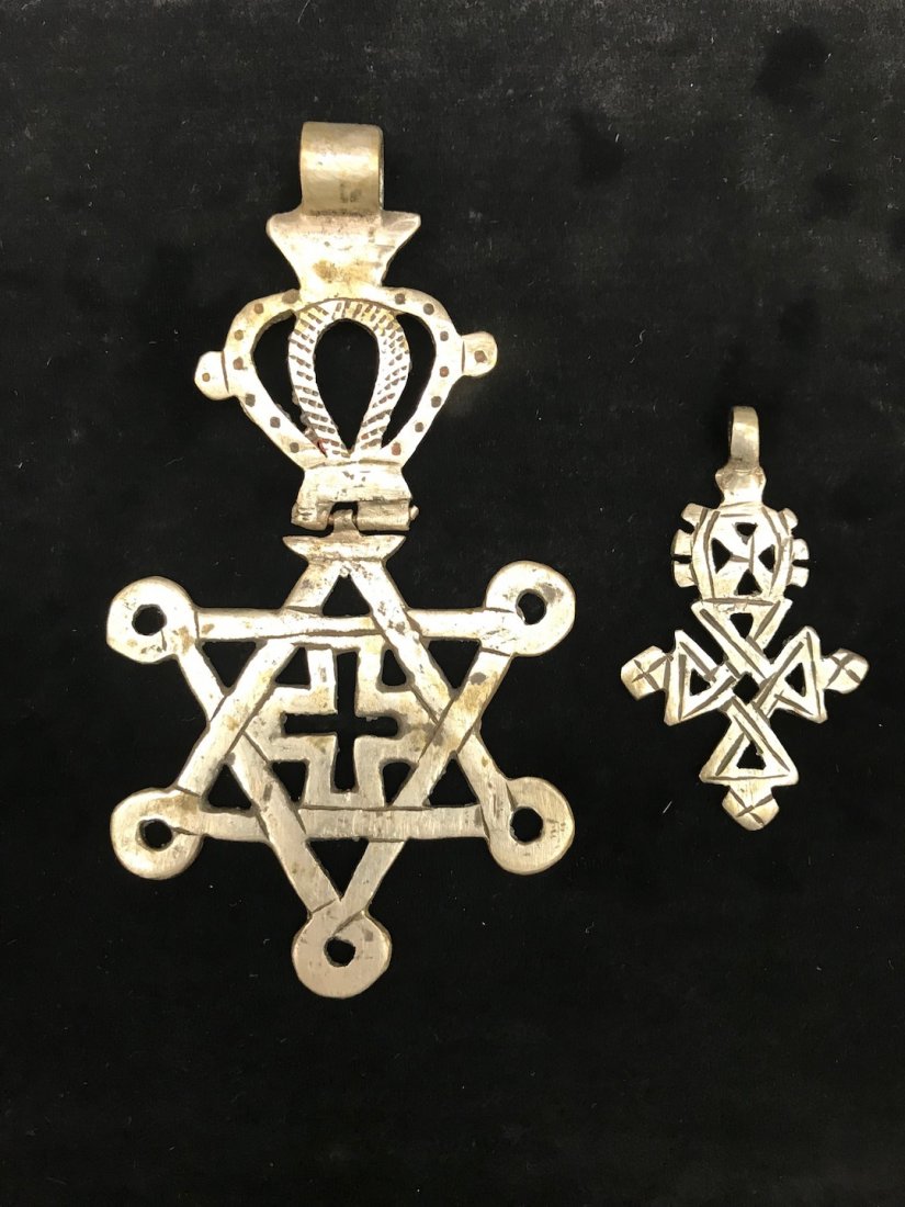 2 Pieces Ethiopian Cross Pendant (1 of 7)