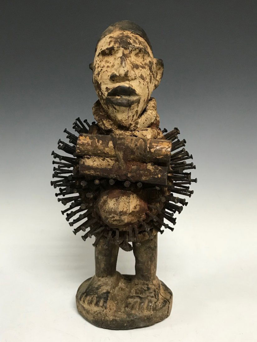 Bacongo Nail Fetish Statue (1 of 8)