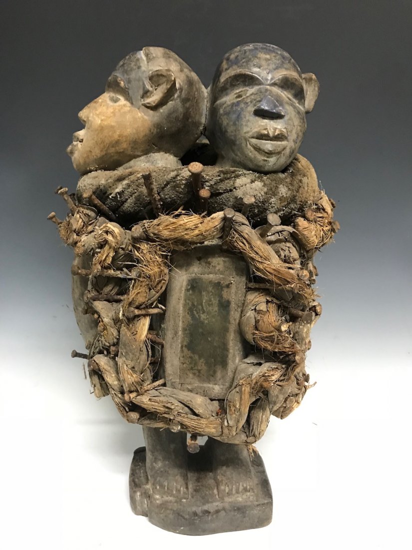 Bacongo Nail Fetish Statue (1 of 6)