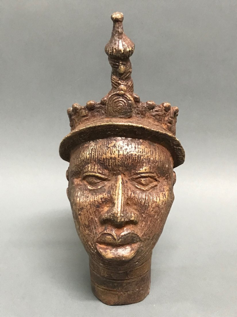 Benin Bronze Head (1 of 5)