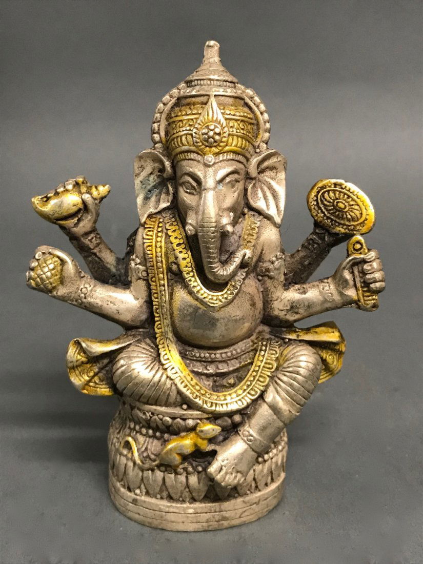 Gold Gilt Bronze Buddha (1 of 6)