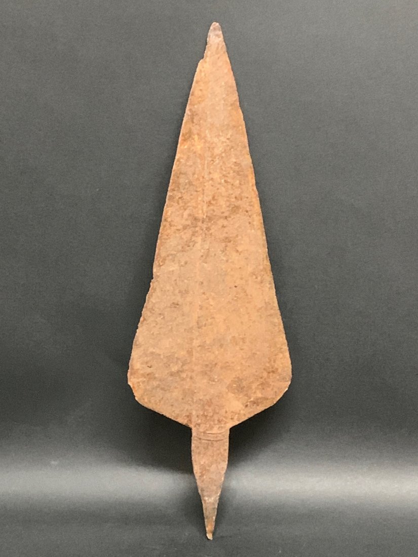 Cast Iron Nigerian Currency Spear Shaped (1 of 5)