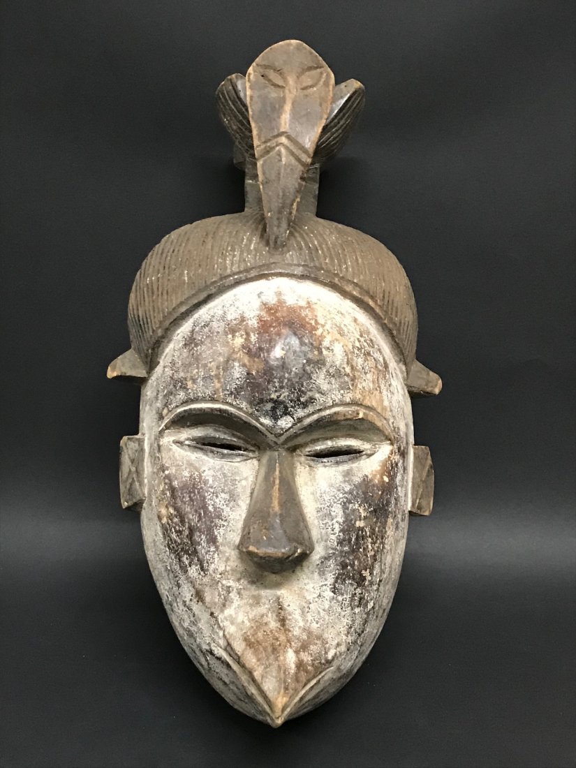 Ogoni Mask: African Tribal Art Ogoni Mask from Nigeria. The dimension 15.5 inches high x 8.5 inches wide. The packing and shipping cost with insurance for domestic is $45.00 flat rate shipping within the Continen