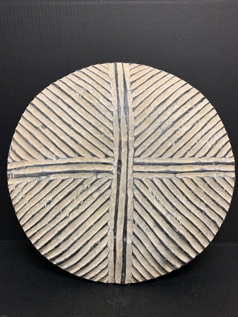 Zulu Round Shield: African Art Zulu Shield is from South Africa. The dimension is 19.5 inches high x 20 inches wide. The shipping cost for domestic is $45.00 flat rate shipping within the Continental US, the Internation