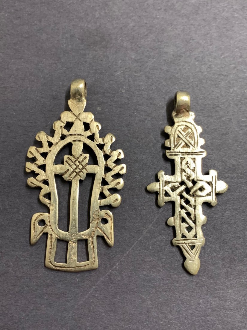 Ethiopian Cross Pendant 2 Pcs. (1 of 5)