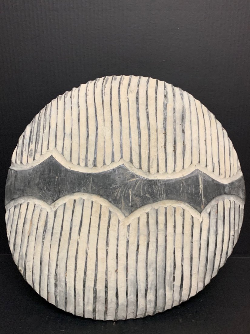 Zulu Shield: African Art Zulu Shield is from South Africa. The dimension is 19 inches high x 19 inches wide. The shipping cost for domestic is 55.00 flat rate shipping within the Continental US, the International 