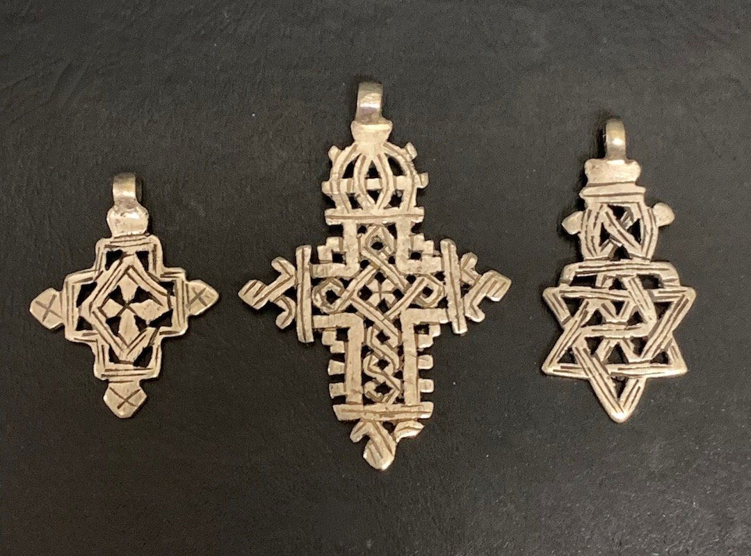 Ethiopian Cross Pendant 3 Pcs. (1 of 5)