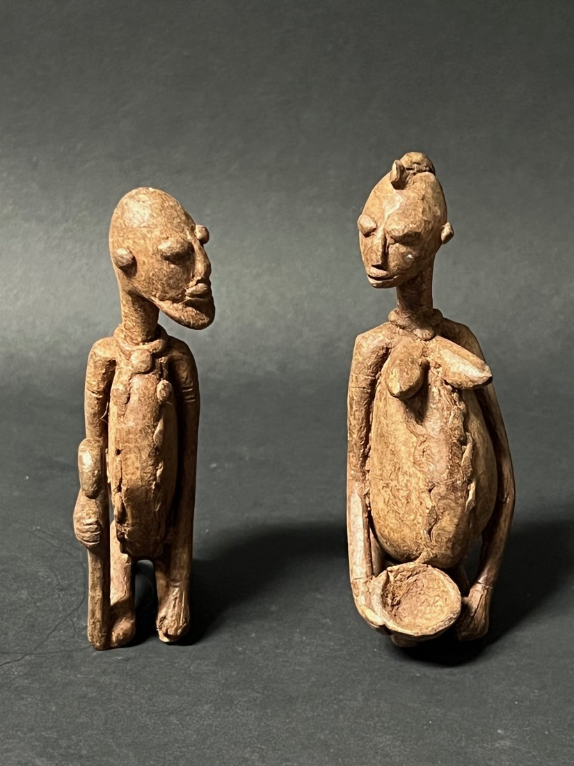 Pair of Dogon Bronze Statue (1 of 6)