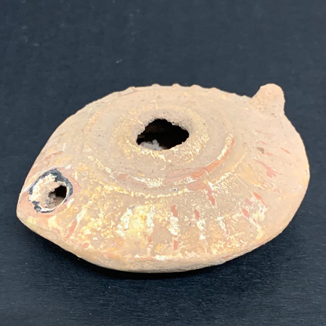 Carved Malachite Stone Pyramid Sculpture (1 of 6)