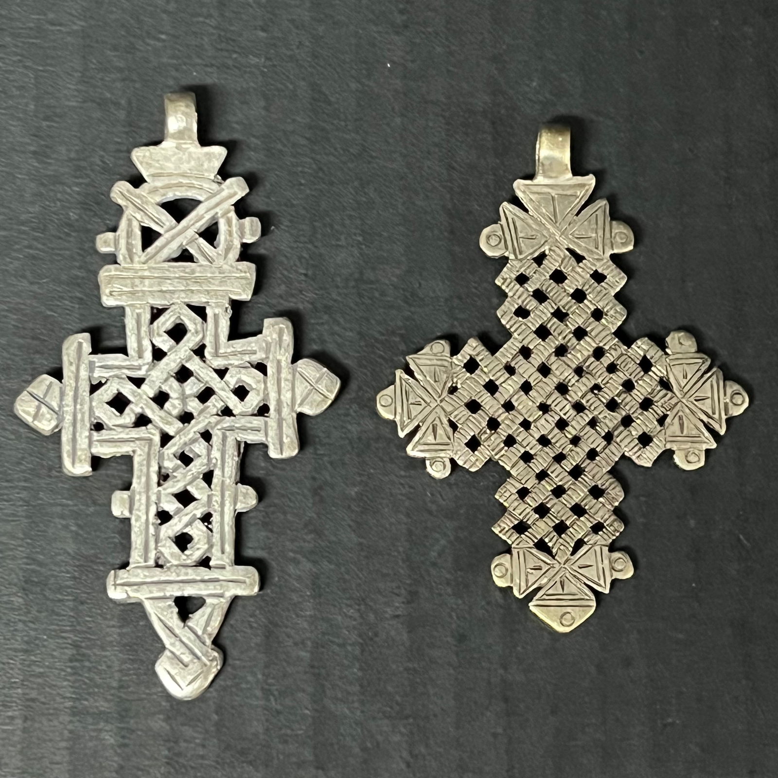 Ethiopian Coptic Cross Pendant 2 Pcs. (1 of 6)