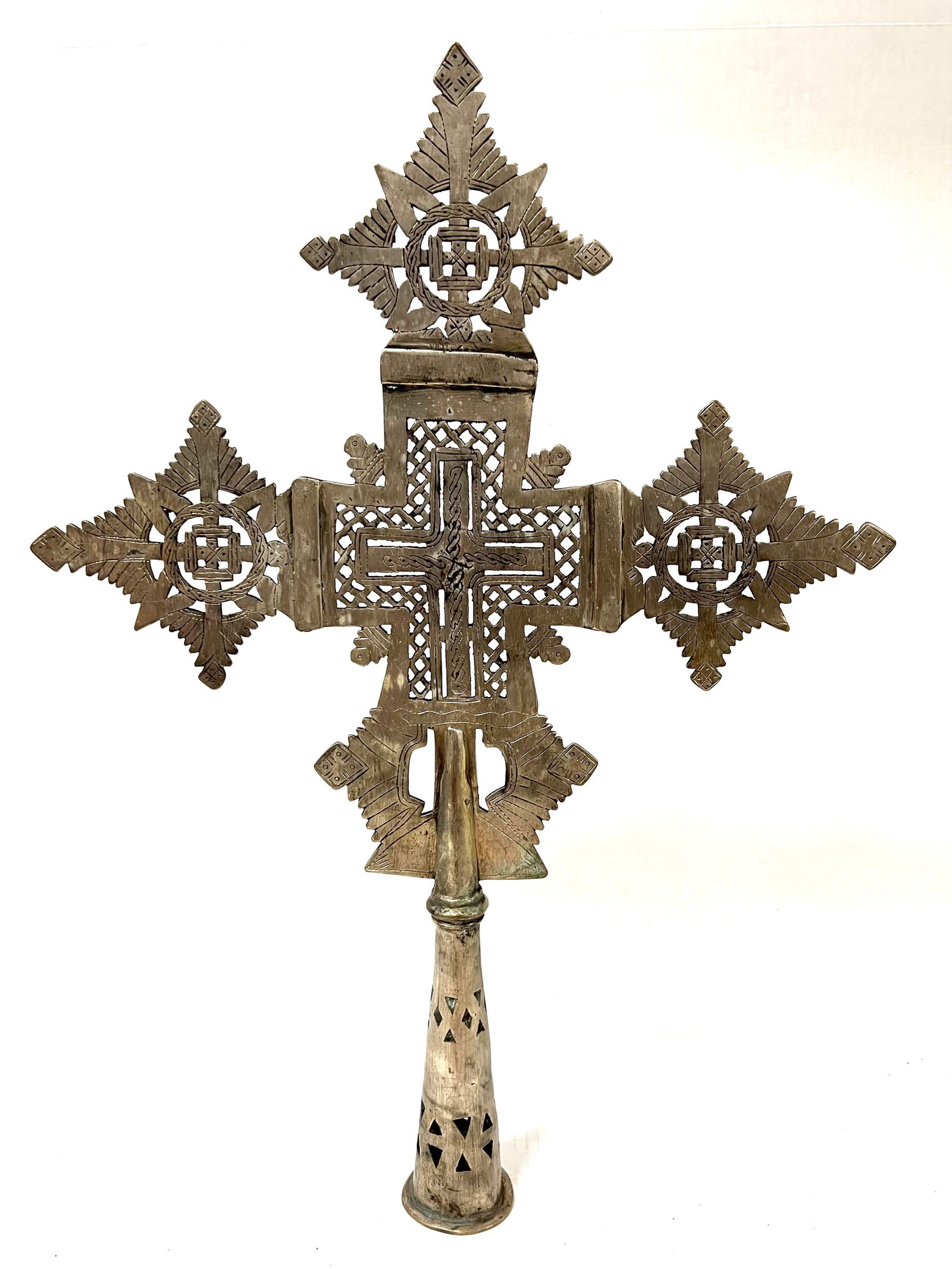 Ethiopian Processional Coptic Cross (1 of 8)