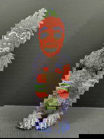 Beaded Bamileke Statue (1 of 5)