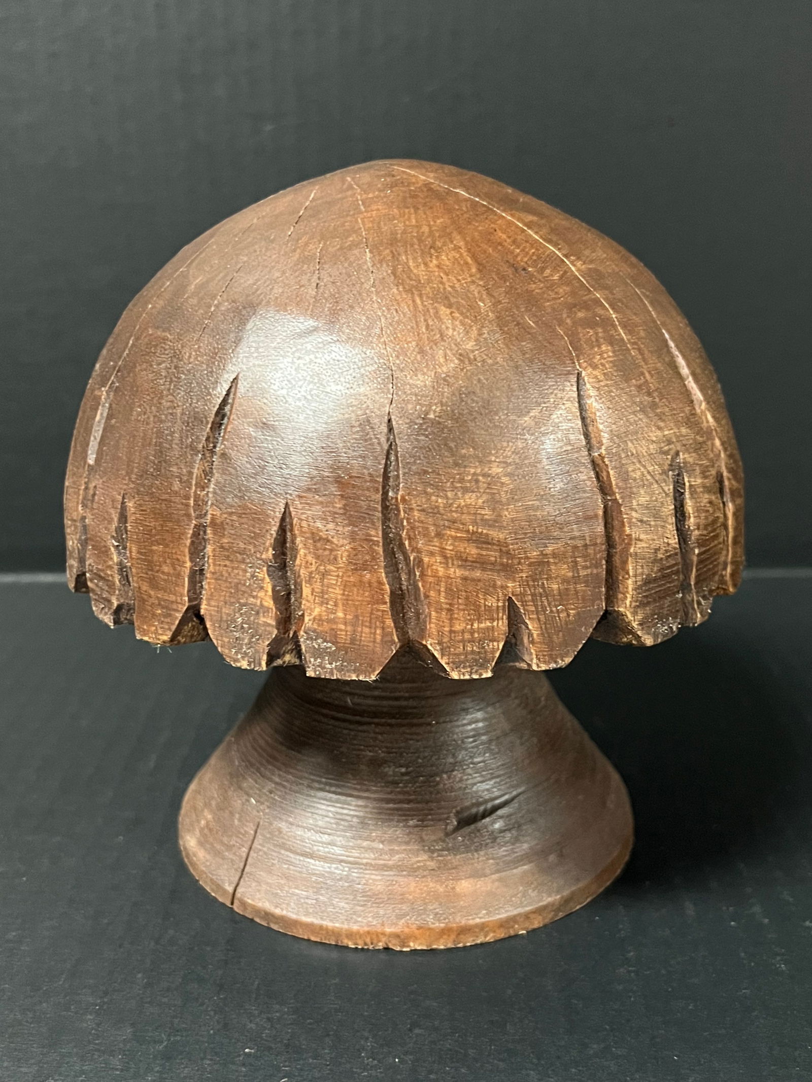 Carved Wood Mushroom (1 of 5)
