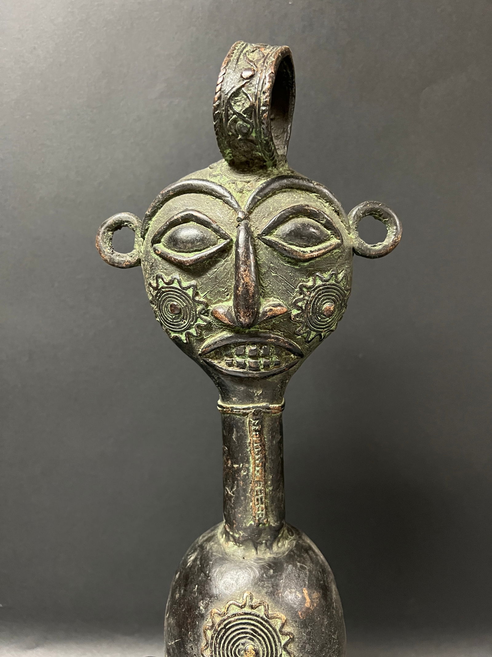 Benin Bronze Bell - 3