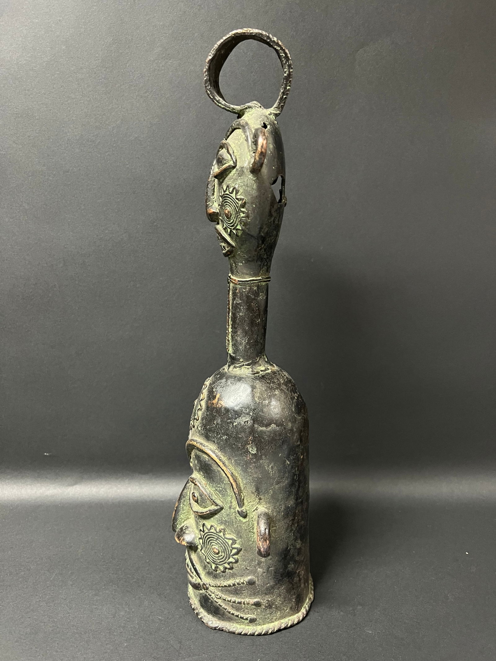 Benin Bronze Bell - 6