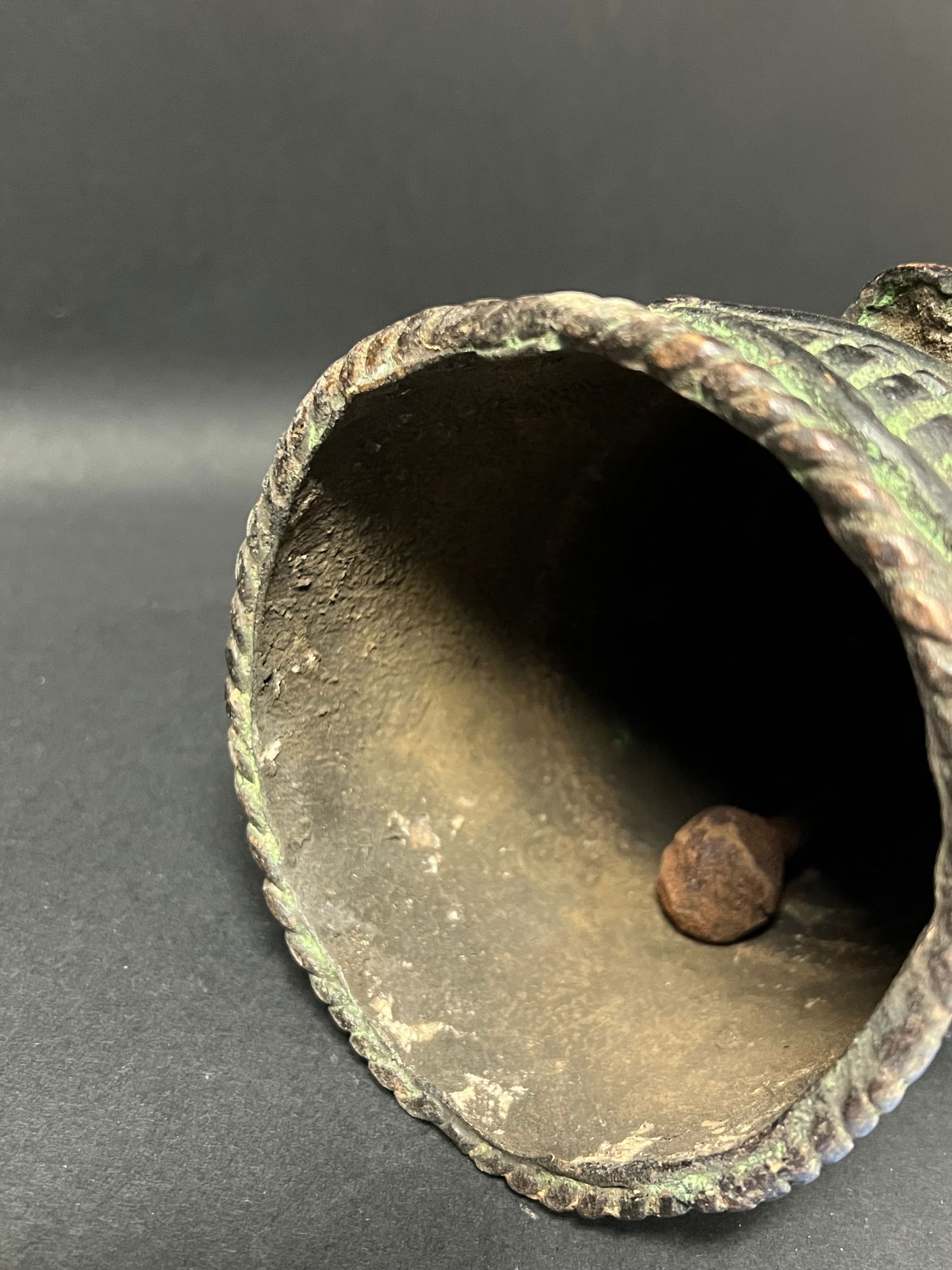 Benin Bronze Bell - 8