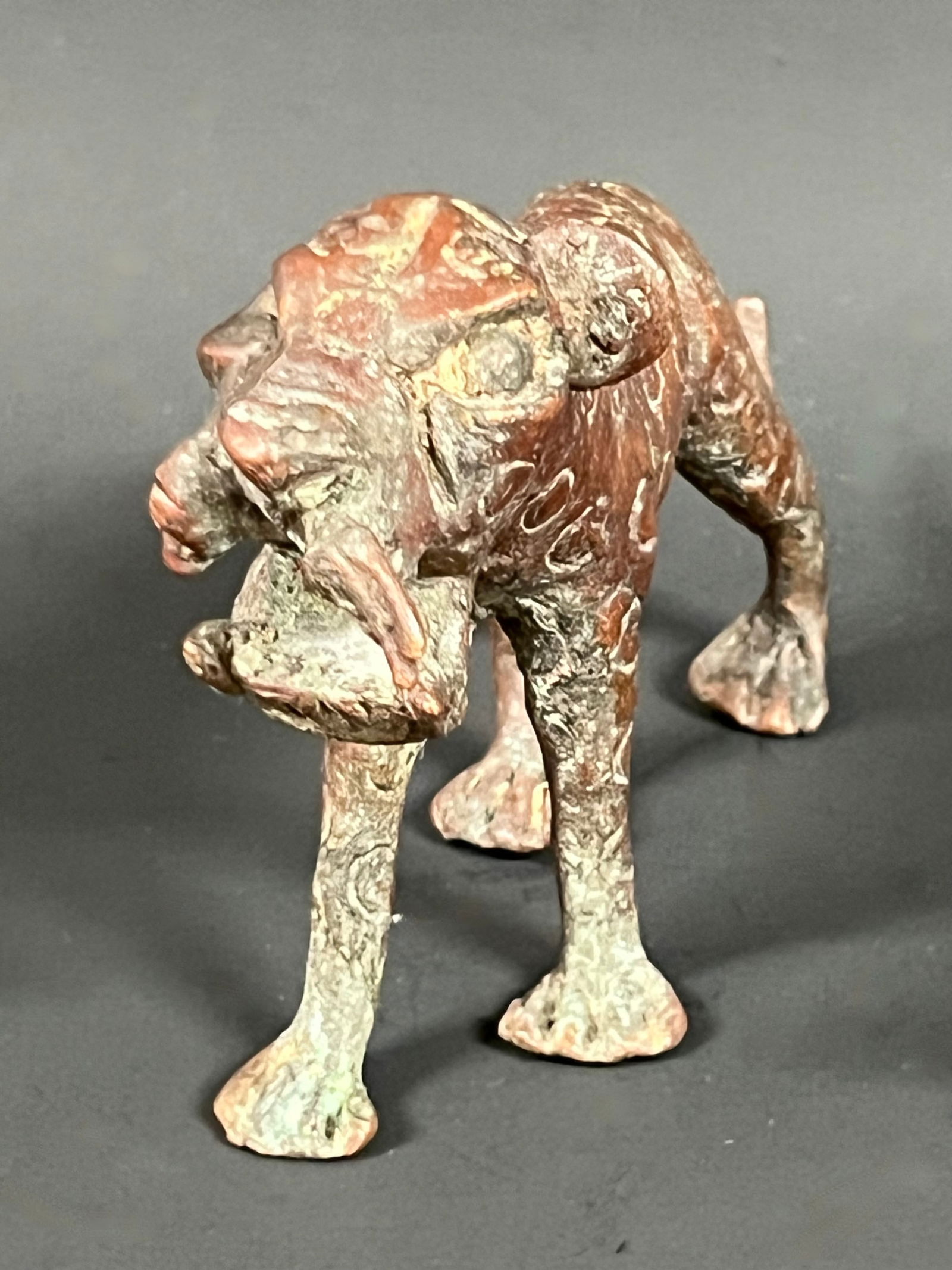 Bronze Leopard Sculpture - 4