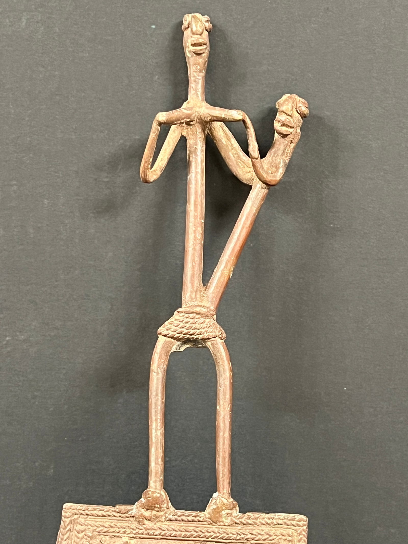 Dogon Bronze Comb - 4