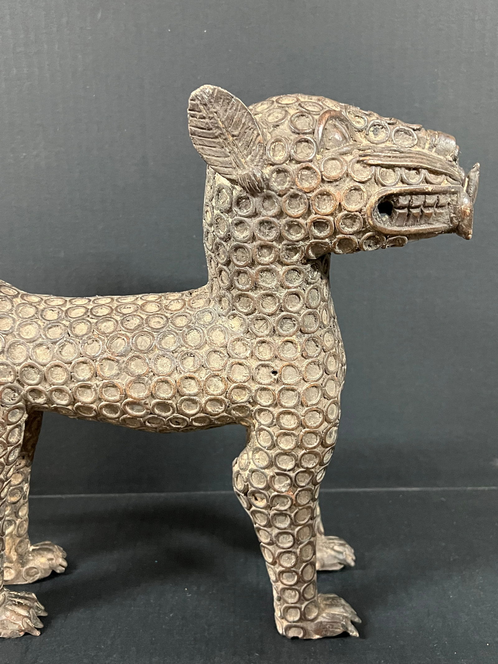 Bronze Leopard Sculpture - 2