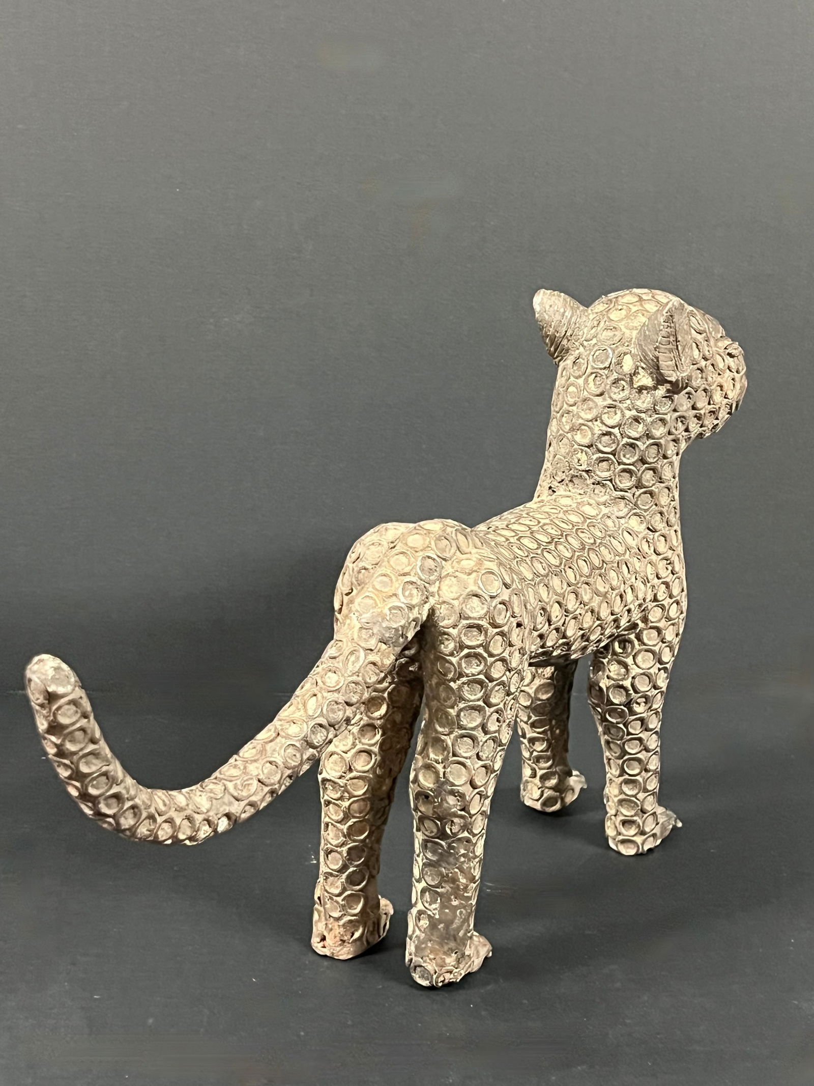 Bronze Leopard Sculpture - 7