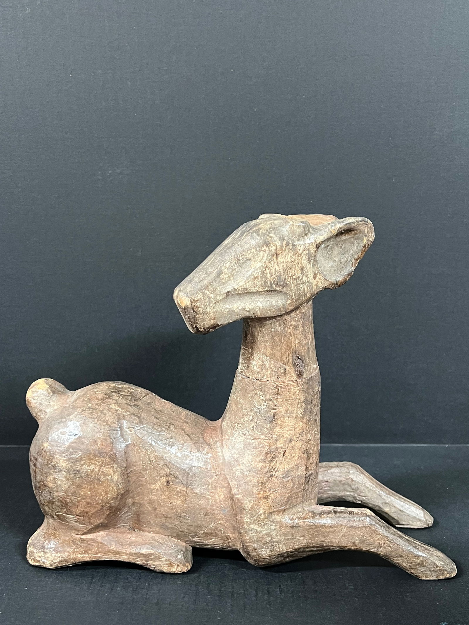 Carved Wood Deer (1 of 8)