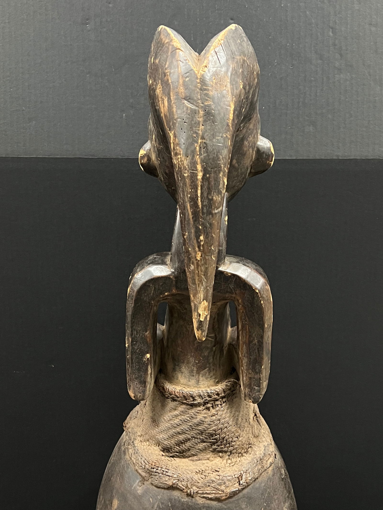 Large Kwele Helmet Mask - 7