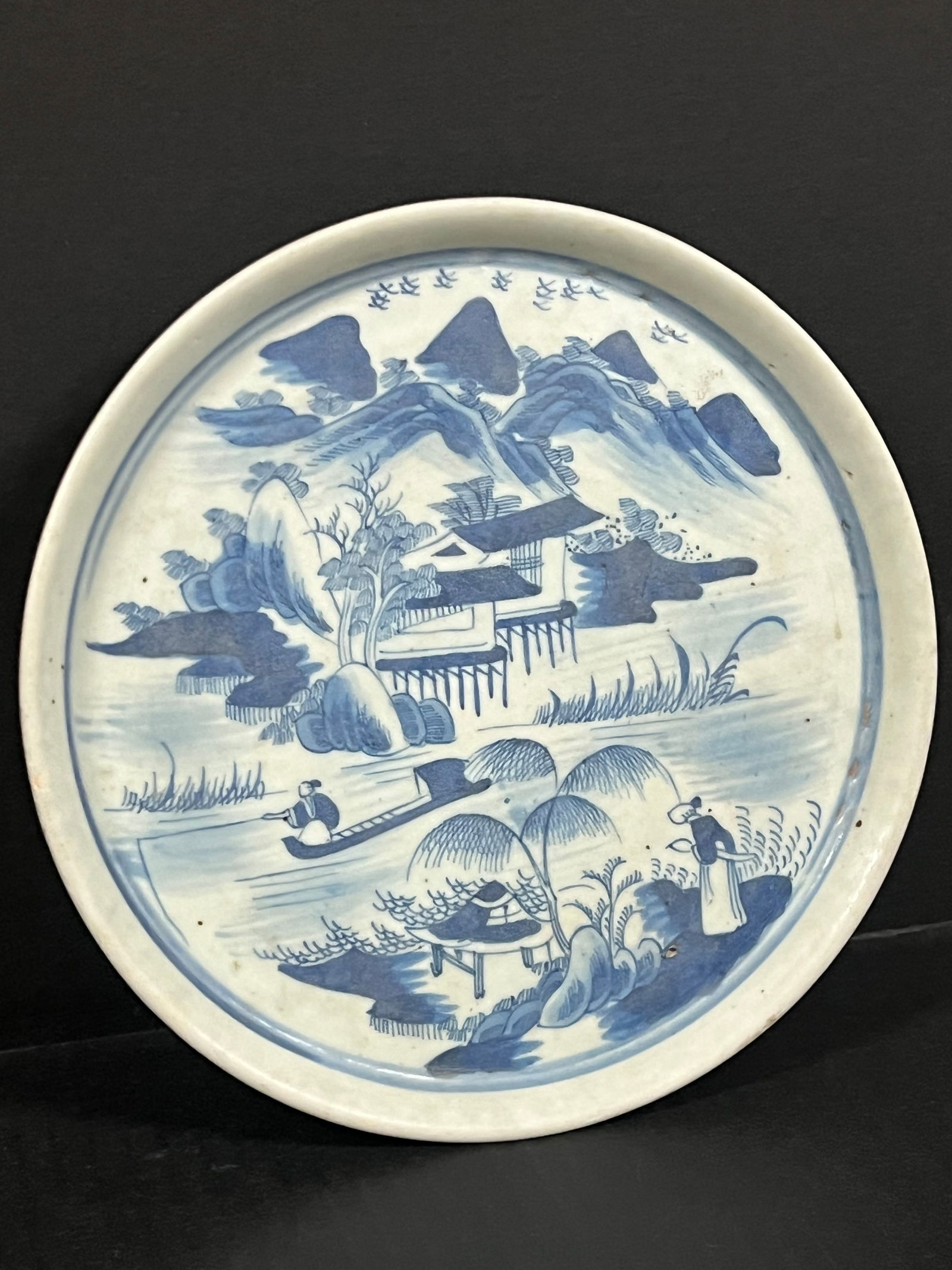 Porcelain Blue and White Plate (1 of 11)