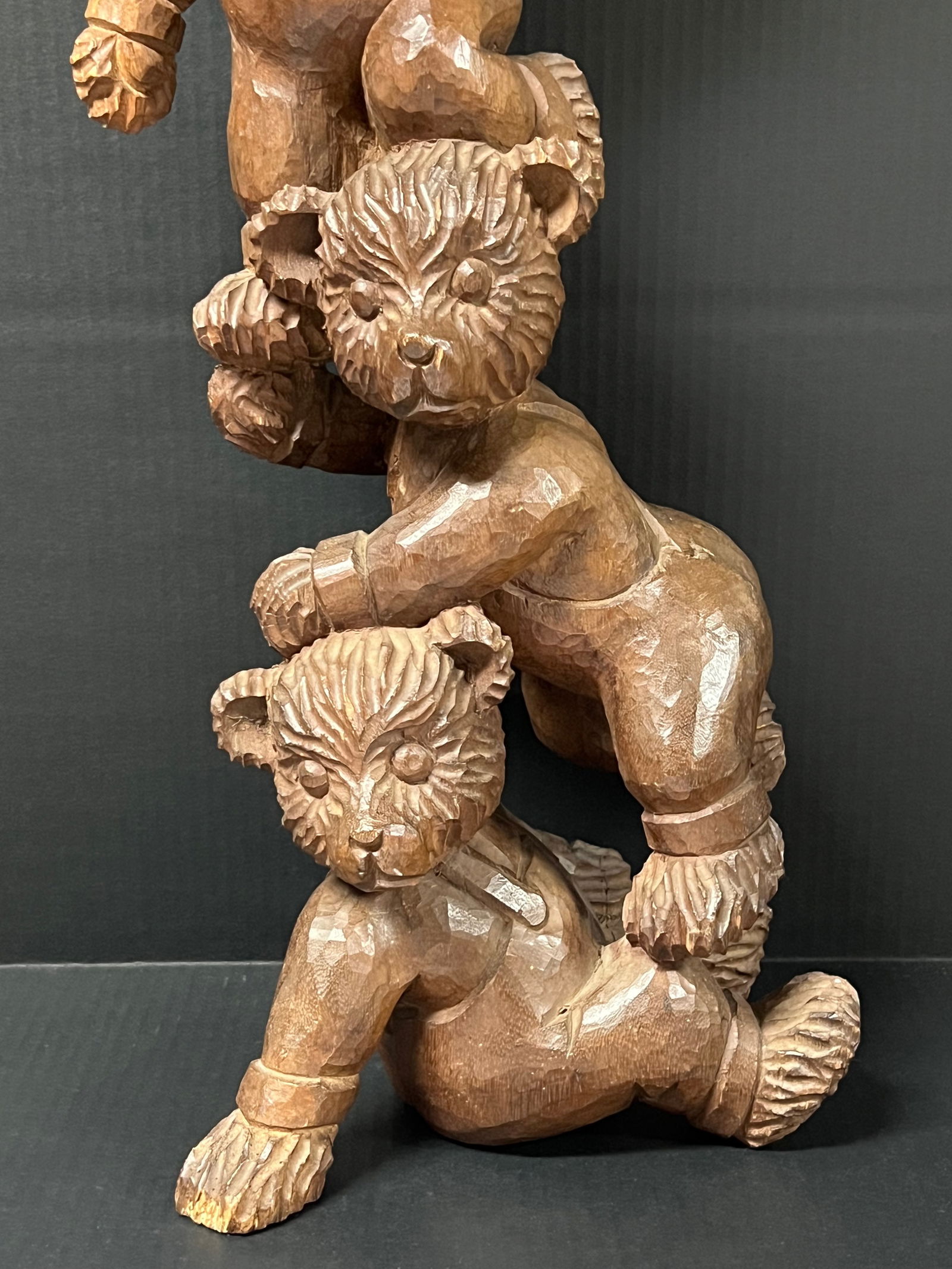 Acrobatic Teddy Bear Sculpture - 3