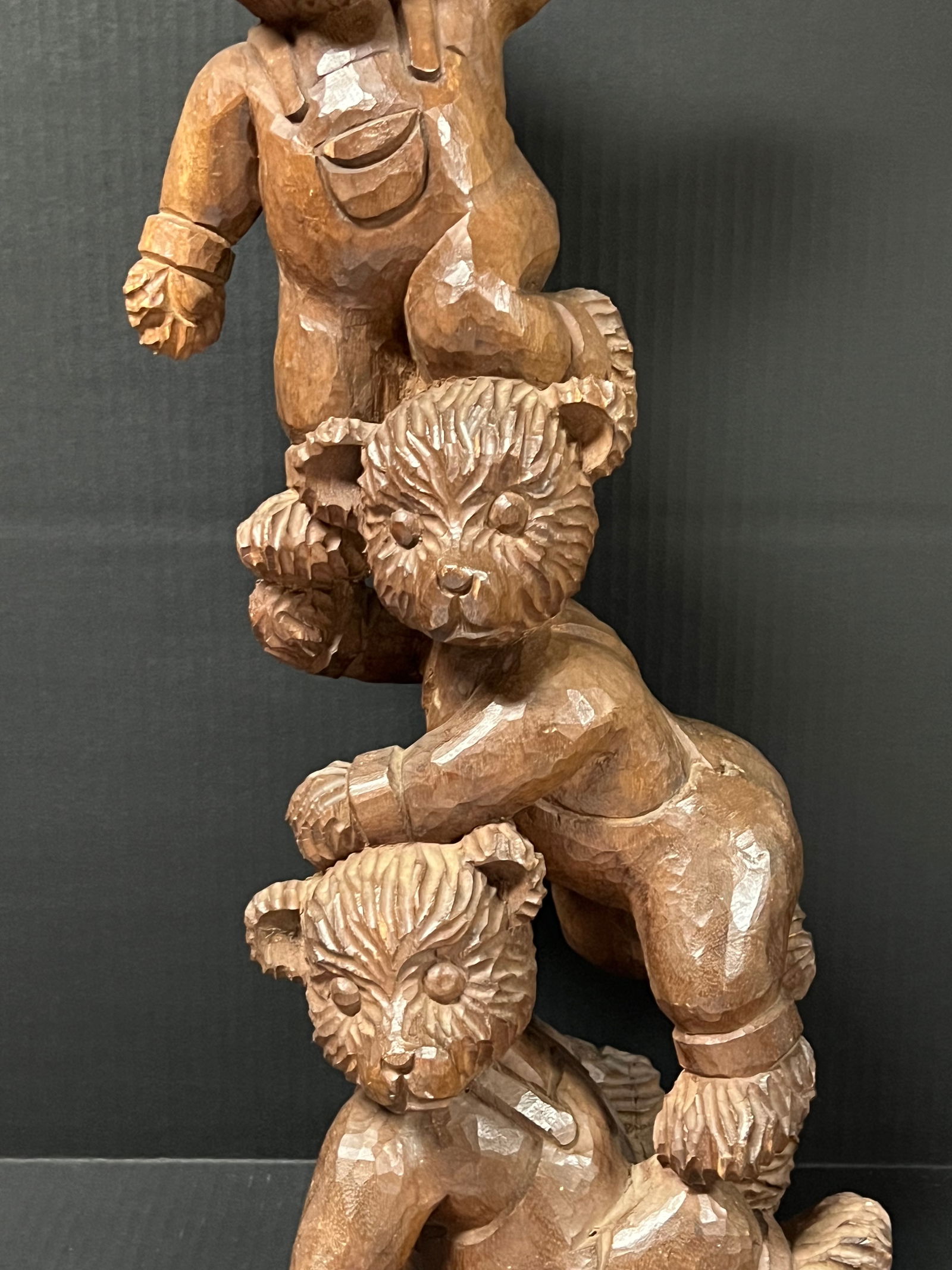 Acrobatic Teddy Bear Sculpture - 4