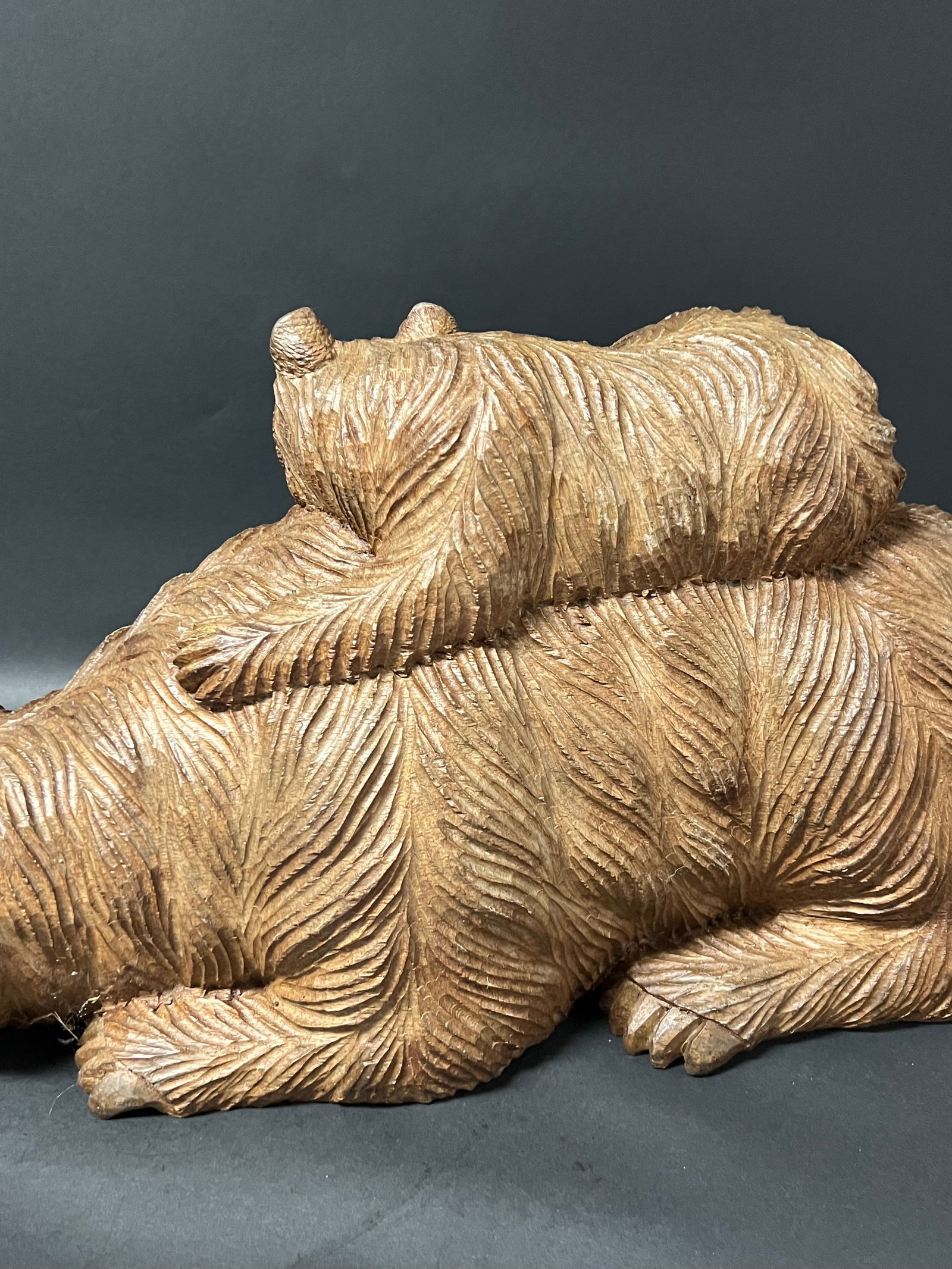 Large Bear with Cub Sculpture - 10