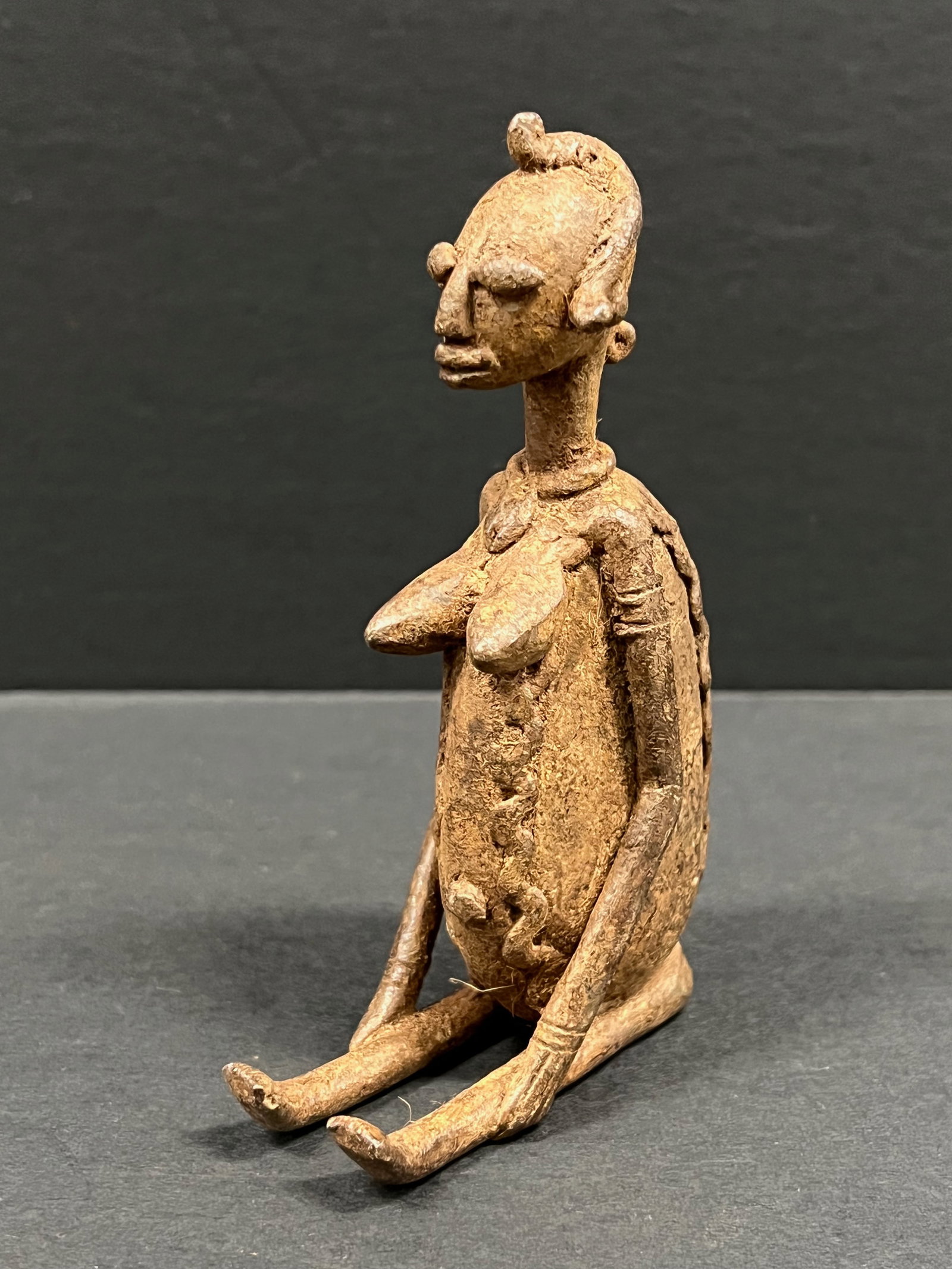 Dogon Bronze Statue - 4