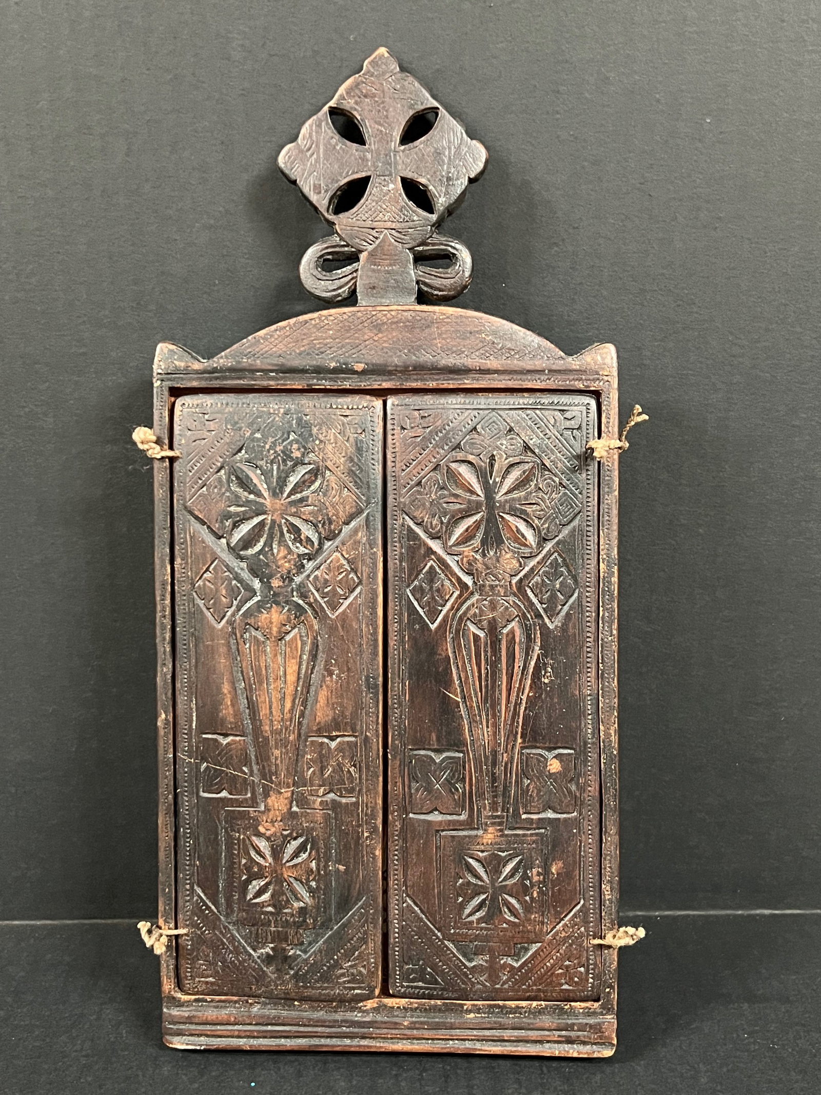 Ethiopian Coptic Triptych Icon - 7