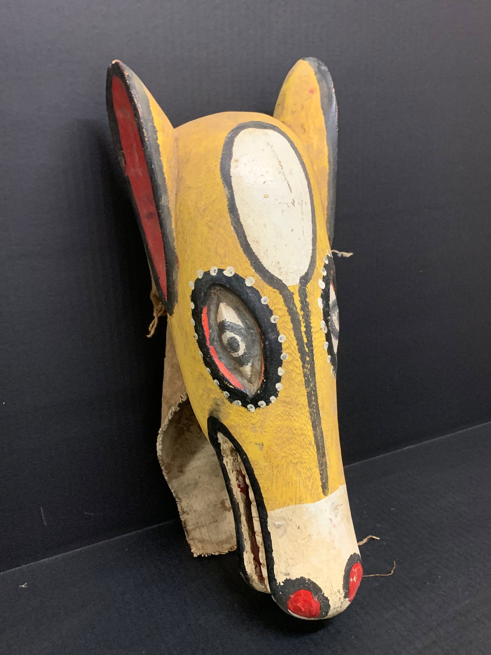 Bozo Puppet Painted Mask - 3