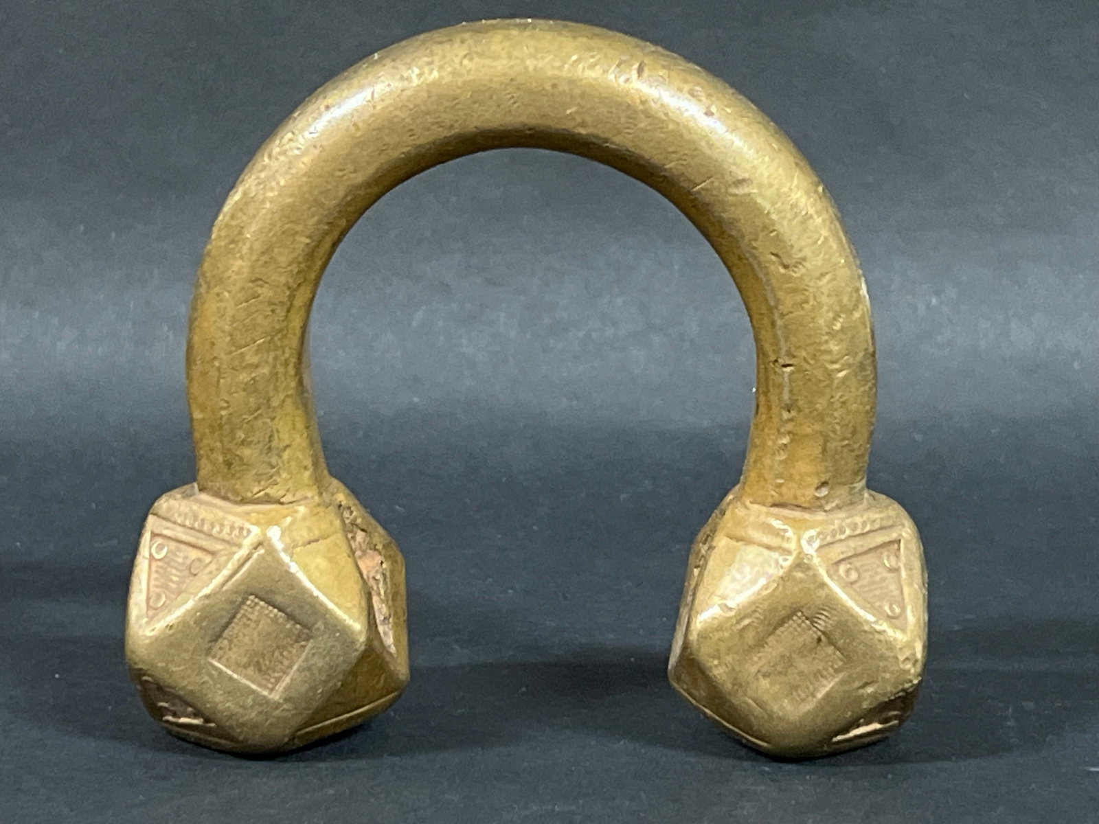 Tuareg Bronze Cuff Nigerian Currency Bracelet (1 of 7)