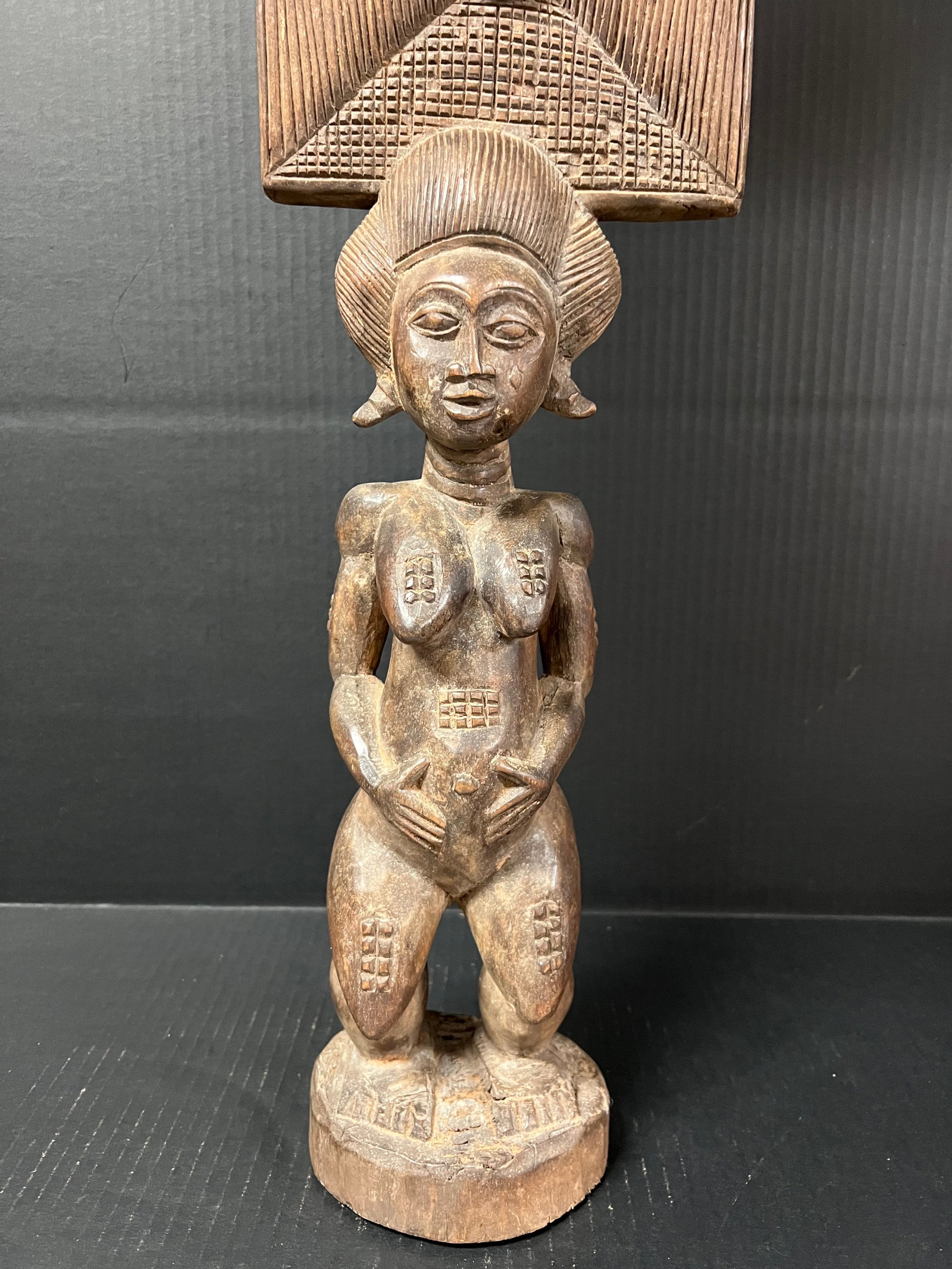 Baule Comb Statue - 3