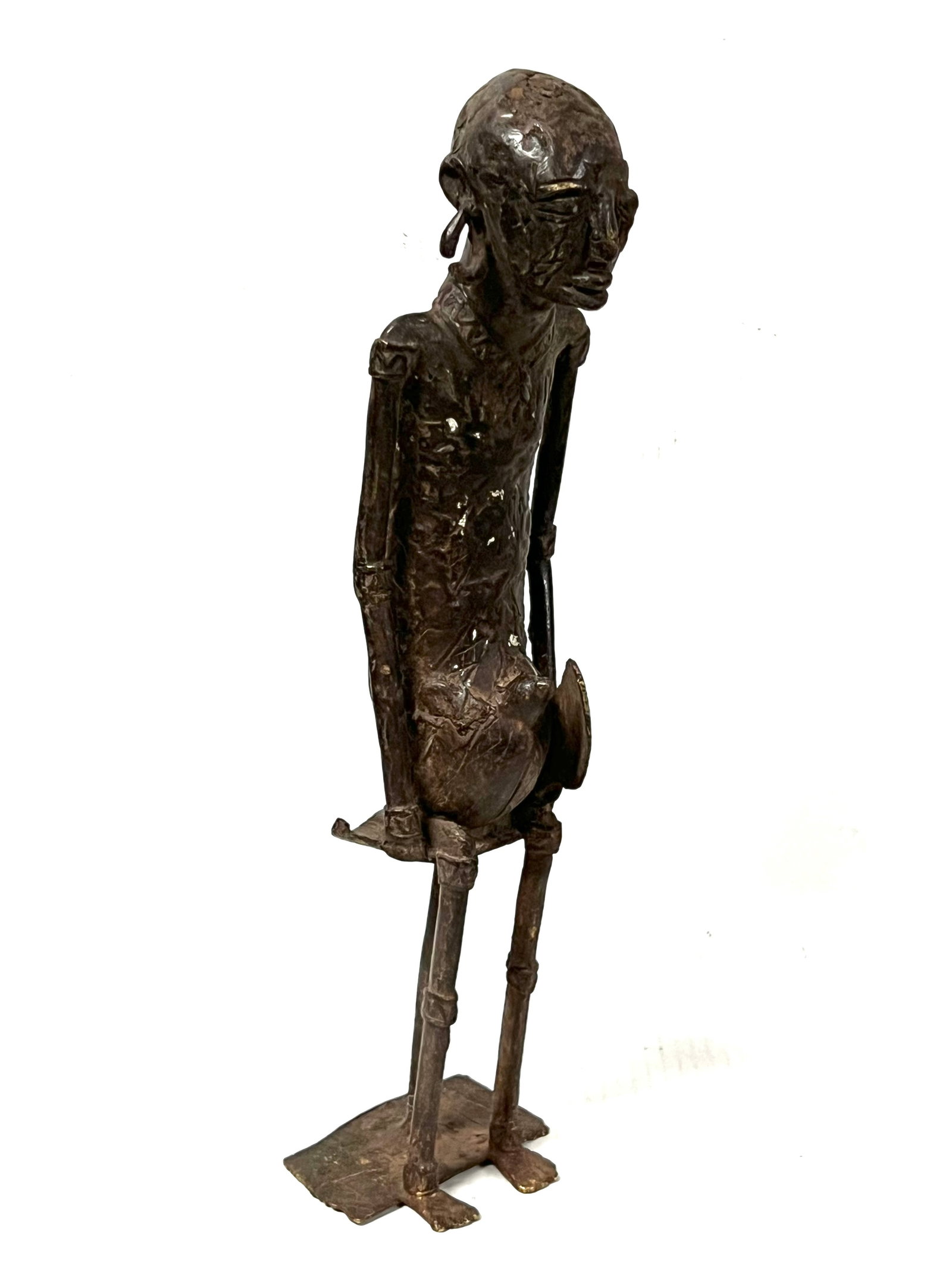 Dogon Bronze Statue - 4
