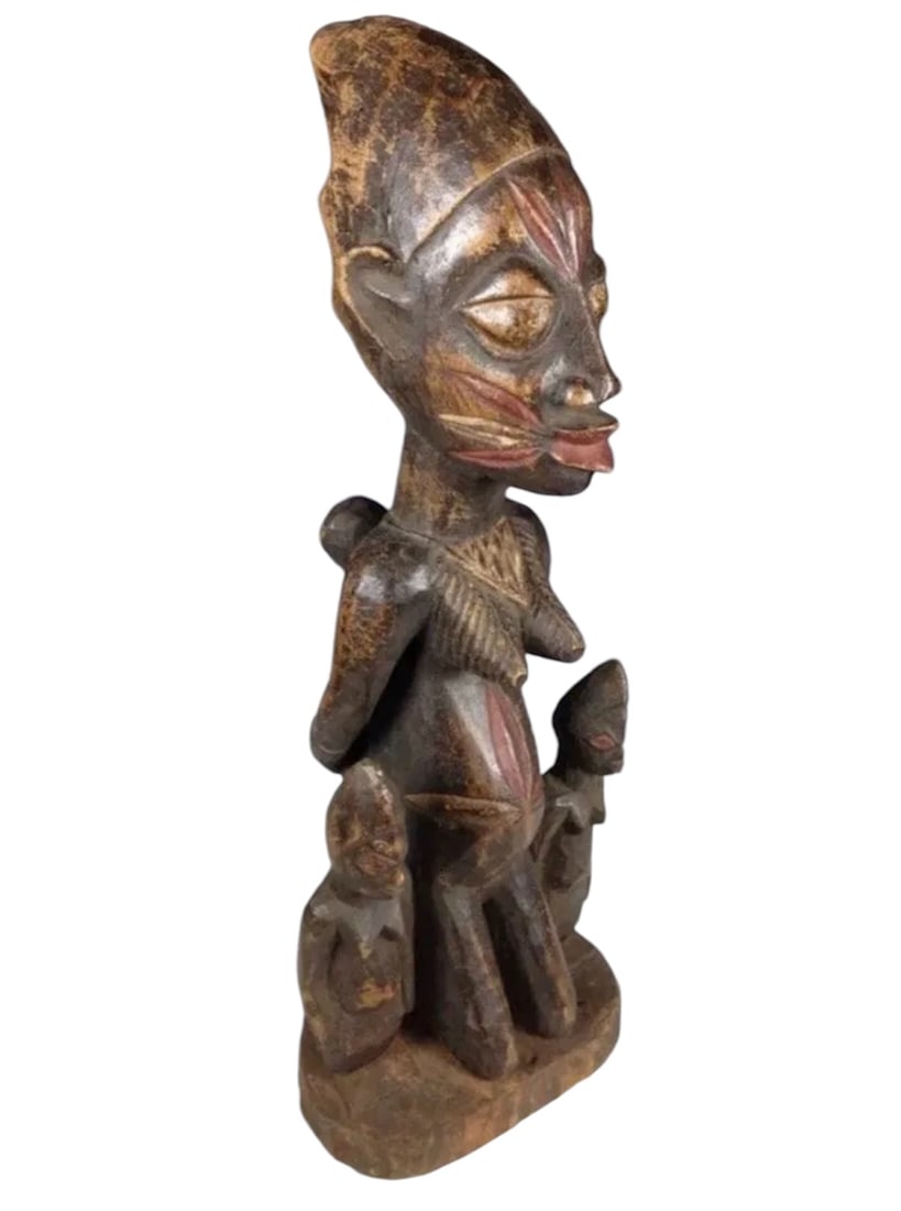 Yoruba Maternity Statue - 5