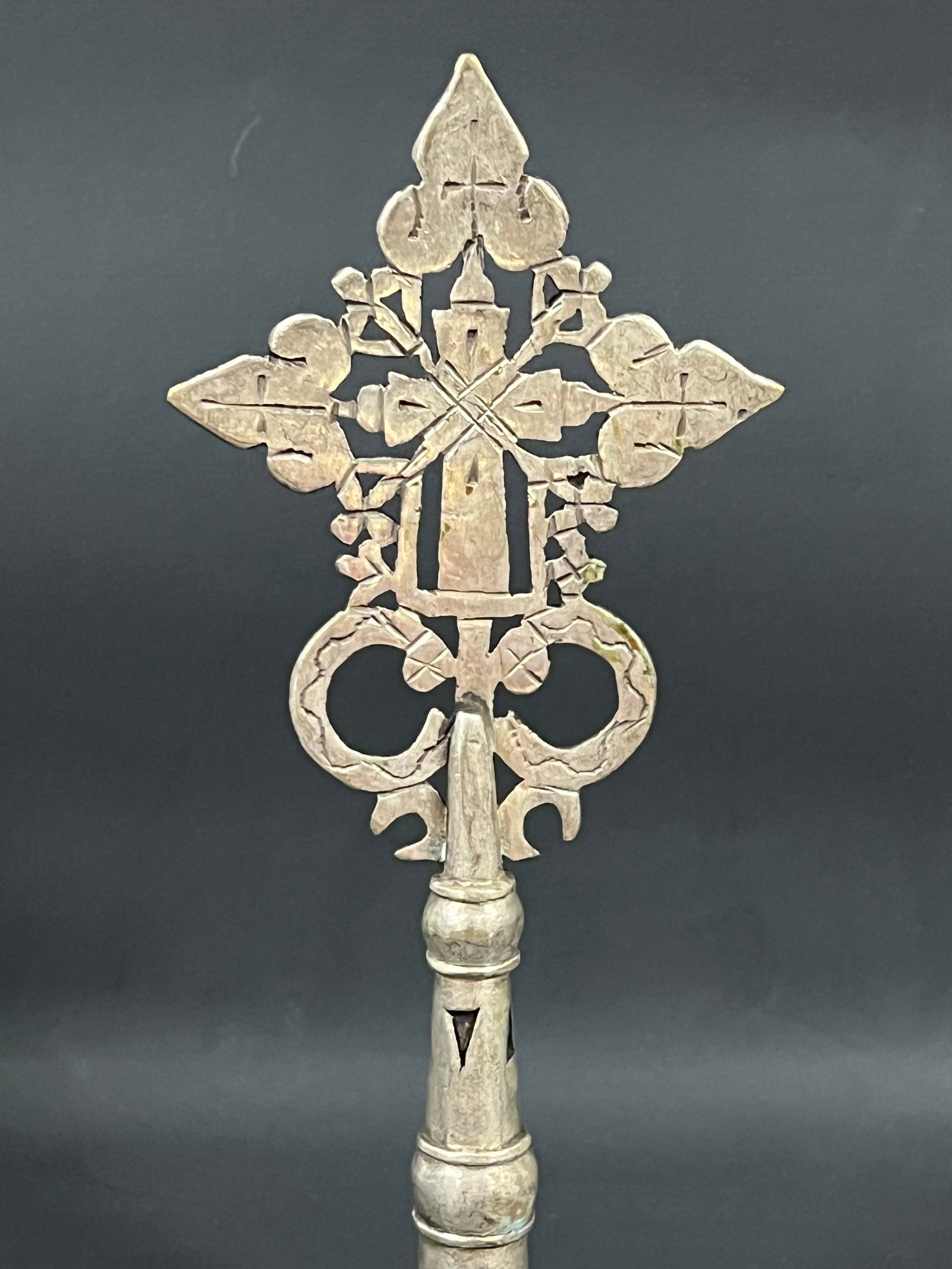Ethiopian Processional Coptic Cross - 3