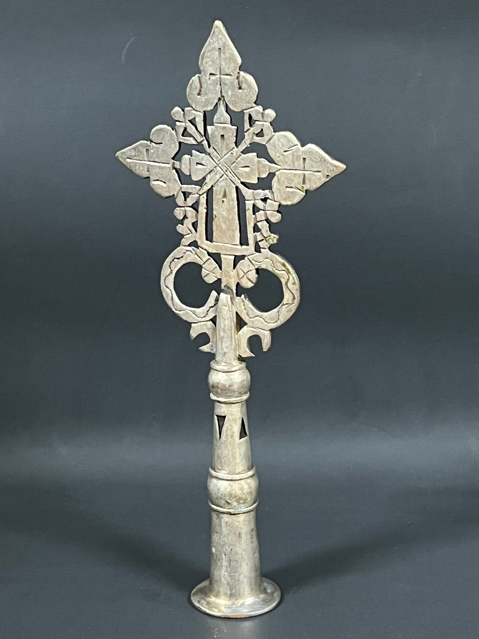 Ethiopian Processional Coptic Cross - 4