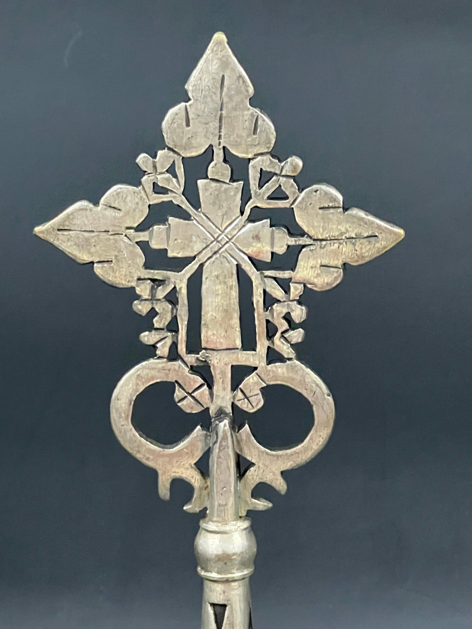 Ethiopian Processional Coptic Cross - 6