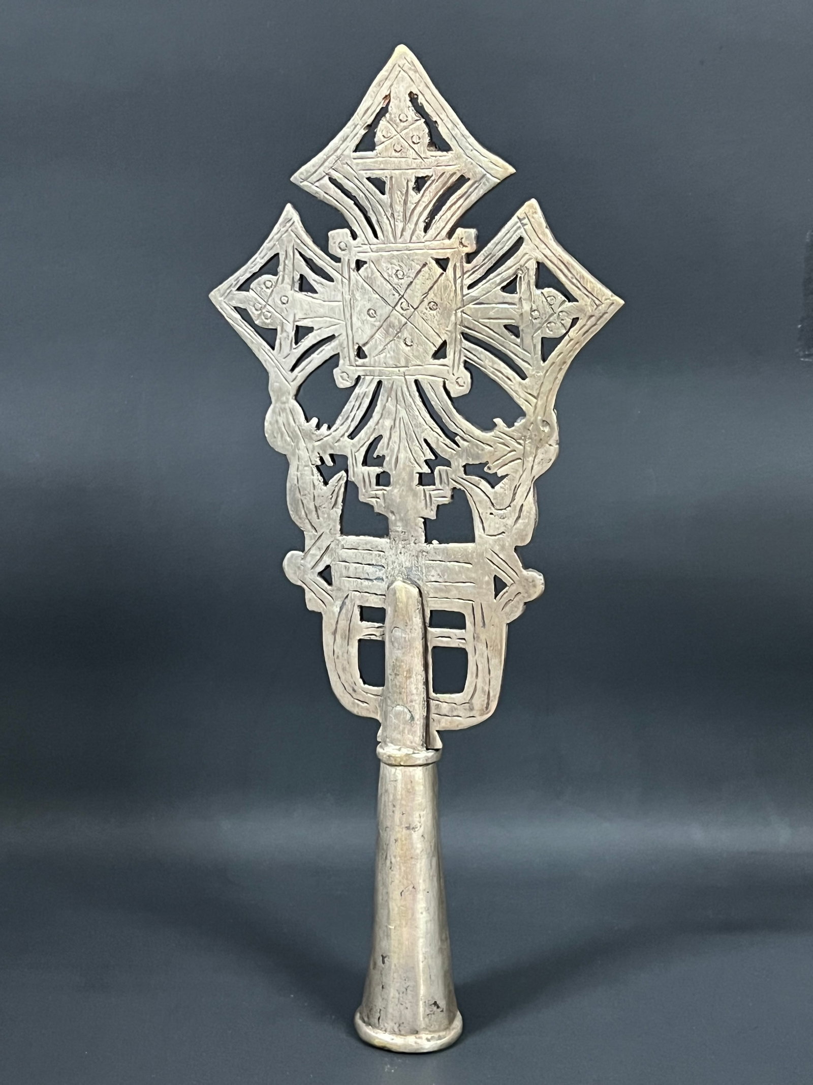 Ethiopian Processional Coptic Cross - 2