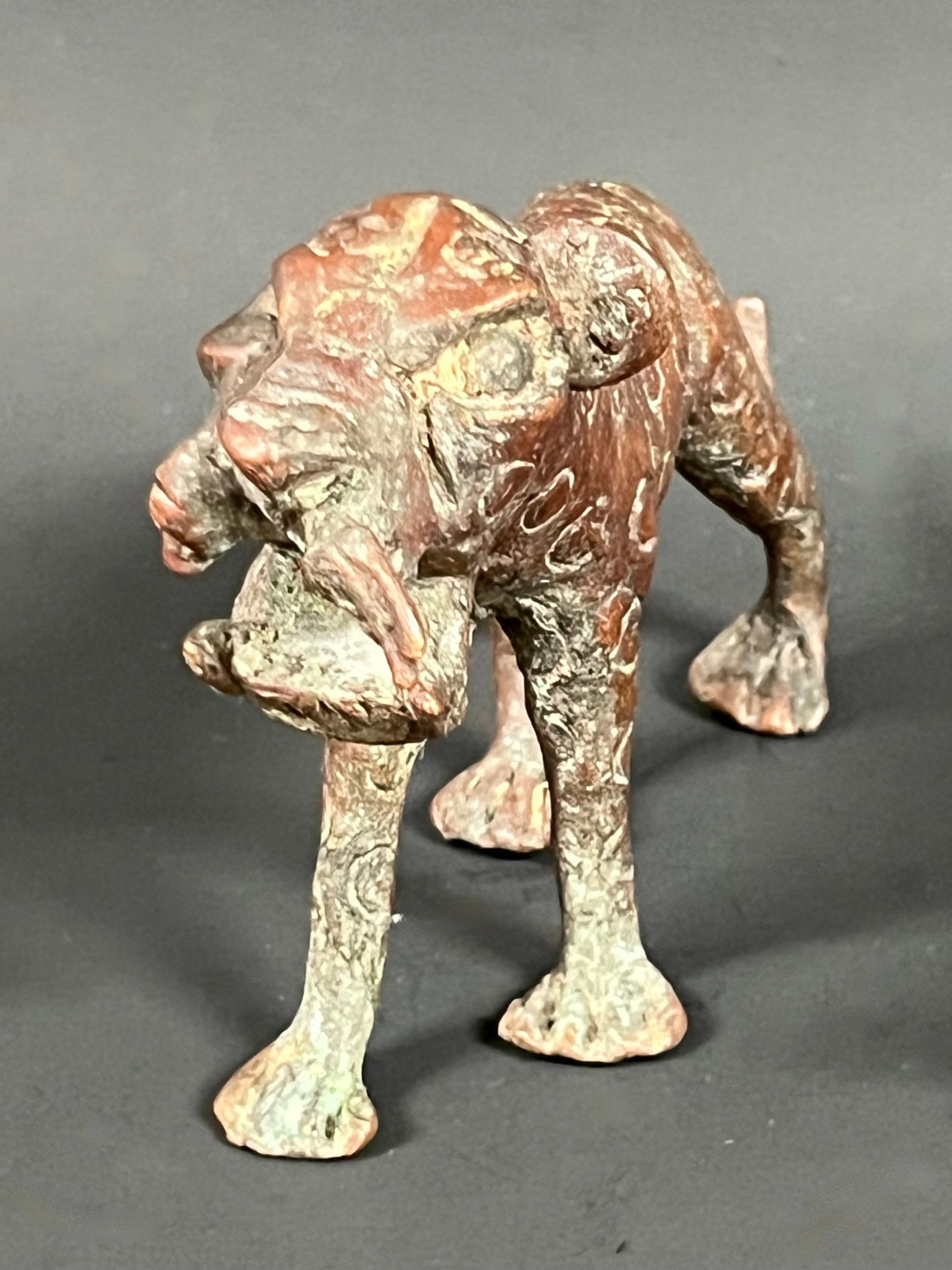 Bronze Leopard Sculpture - 3