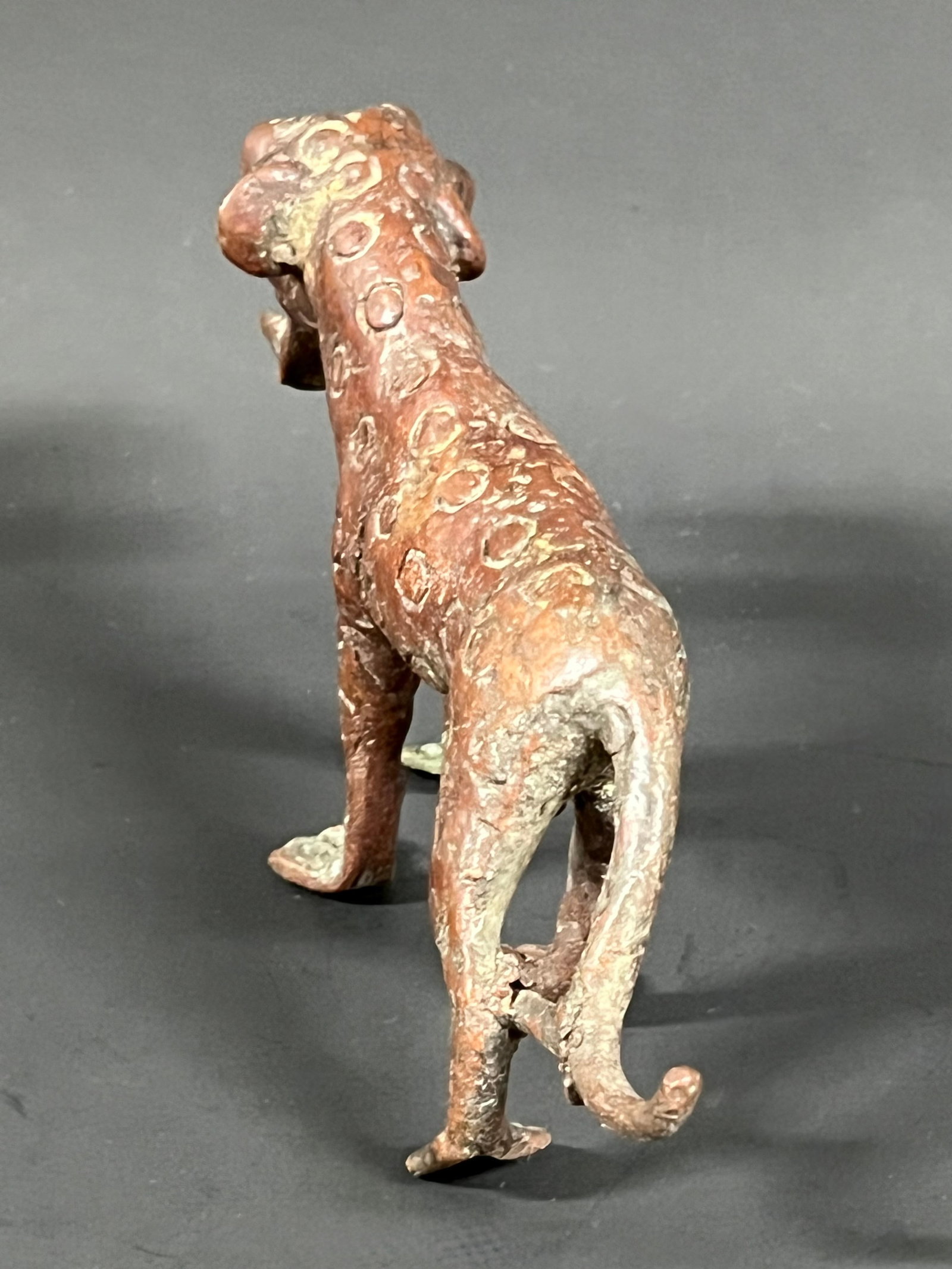 Bronze Leopard Sculpture - 6