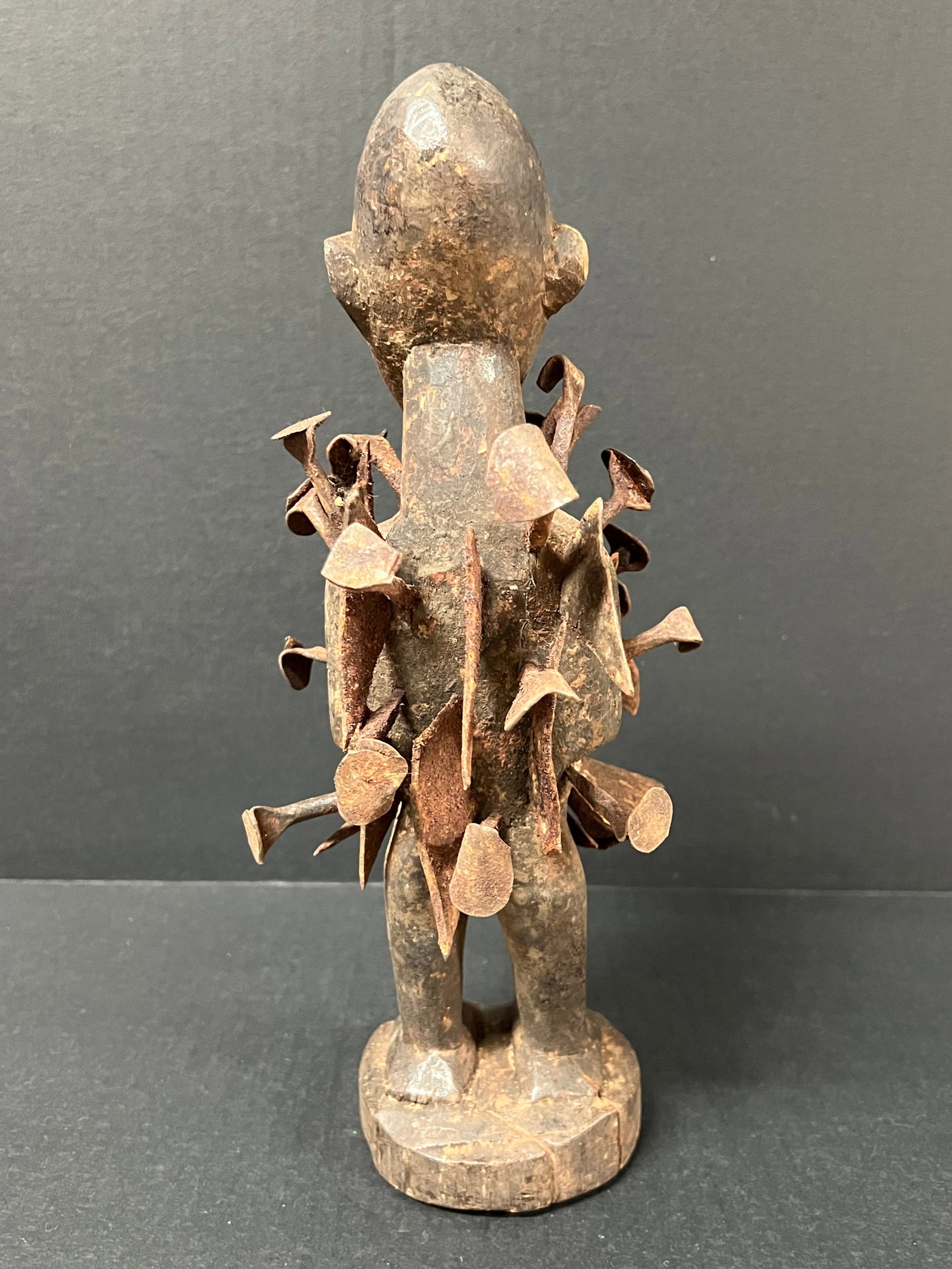 Bacongo Nail Fetish Statue - 8